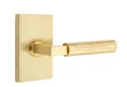 Emtek Select Dummy Rectangular Rosette, L-Square Stem, Hammered Handle US4