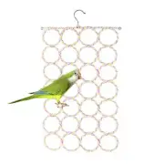 Cotton Rope Ladder Hammock Toy for Bird Parrot Parakeet Cockatiel Conure
