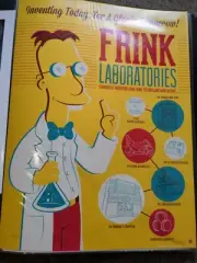 Dave Perillo Professor Frink Simpson's Poster 18x24 screen print Mondo