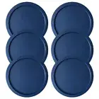 Replacement Lid for Pyrex 1-CUP Storage Cover 4" Bowl 7202-PC Blue (6-Pack)