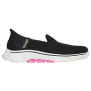 Skechers Women's Go Walk 7 Slip On Shoes Black/Hot Pink (US 6-10)