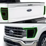 Fits Ford F150 21-23 Tail Head Light Precut Smoked PPF Tint Headlight Film (for: Ford)