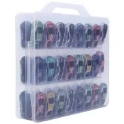 Toy Car Storage Organizer Case for Hot Wheels Car - Double Sided Display Carr...
