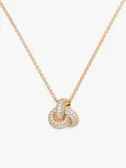 Double Knot Pave Pendant