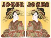 Mah Jongg Jong Mahjong 10 Joker Stickers Geisha - Set #415 ** Free Shipping **