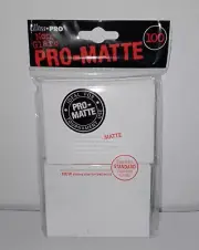 Ultra Pro 100 Pro-Matte White, Card Sleeves, Deck Protectors, Standard Size, MTG