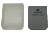Genuine Sony Playstation 1 Memory Card 1MB Grey PS1 With Case (Preowned)