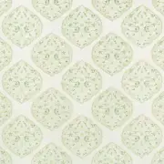 Lee Jofa Floral Medallion Linen Print Fabric- Lido Print / Leaf 3 yds 2017165.3