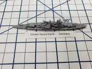 Cruiser - Deutschland - German Navy - Wargaming - Axis and Allies - Naval Miniat