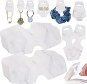 [Femtindo] 200PCS Bracelet Cards,Necklace Cards,Keychain Display Cards,Hair Band Cards,Self Adhensive Fold Over Jewelry Packaging (Mable, 1.8x4.7 inches)