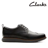 在飛比找momo購物網優惠-【Clarks】男鞋 Novajoy Brog 雕花設計輕量