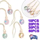 Car Hanging Diffuser Air Freshener with Wooden Cap Empty Perfume Bottle Ornament