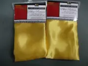 2 EACH Satin Pillow Protector Zippered Pillowcase Pair SUNFLOWER Better Home