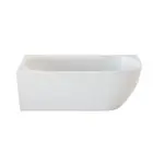 Castano Positano Corner Left Hand Bath Tub 1600mm Slimline Gloss POS1600CB-LH