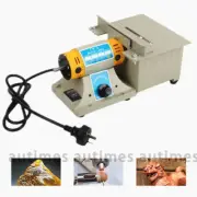Mini Table Saw 10000RPM Gem Jewelry Rock Polishing Buffer Bench Lathe Grinder
