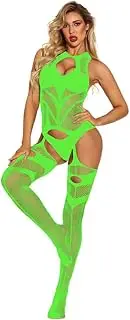 [Generic] Plus Size Camouflage Lingerie for Women Women Crotch Underwear Pajama Bodystockings Open Sexy Lingerie Shirt