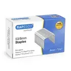 Rapesco 53/8mm Staples - Staple Gun Tacker Staples Heavy Duty - Box 5,000