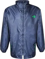 [DUKE] Mens Zac Kingsize D555 Packaway Weather Proof Rain Jacket (UK Size: 6XL) (Navy)