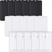Patelai 15 Pcs 20 ml Perfume Spray Bottles Cardcase Like Plastic Refillable Fine Mist Spray Dispenser Portable Moisturizing Sprayer Box Empty Travel Bottle for Makeup Cosmetic Essential Oil