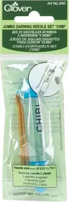 Clover 340 Chibi Tapestry Needle Set-Jumbo 2/Pkg