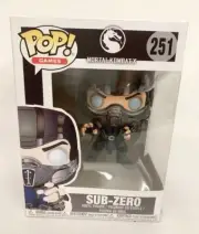 NEW Funko Pop! Mortal Combat X SUB ZERO #251 Vinyl Bobblehead Action Figure