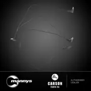 Carson Powerplay Low Noise DC Daisy Chain Power Cable for 3 Guitar Effects Pedal