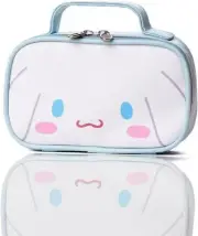 Cartoon Cosmetic Bag With Zippe, Blue, Kawaii