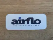 AirFlo Decal Sticker Fly Fishing Line Trout Abel Ross Reels Rainbow Brown White