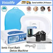 Ionic Foot Detox Massage Machine Ion Spa Bath Cleanse System Relieve pain Stress