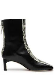 Aeyde Manu 55 Panelled Leather Ankle Boots - Black - 36 (IT36 / UK3) 36 (IT36 / UK3)