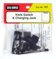 DU-BRO KWIK SWITCH AND CHARGING JACK ( CAT. # 207 )