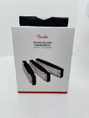 Fender Blues Deluxe Harmonicas (3-Pack with Case, Keys of C, G and A)