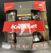 Kwikset Juno Brushed Nickel Single Cylinder Dead Bolt combo set 67647-001