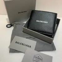 在飛比找PopChill優惠-[二手] Balenciaga 巴黎世家 全皮 短夾/皮夾 