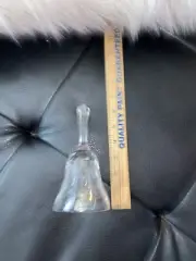 Vintage Lead Crystal Hand Cut Bell West Germany 24%
