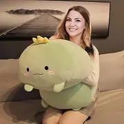 Dinosaur Plush Hugging Pillow, Soft Dinosaur Stuffed Animals Toys Gifts, 33.5"