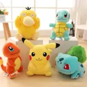 Pokemon Pikachu Plush Doll Toy Anime Kawaii Squirtle Bulbasaur Stuffed Toys