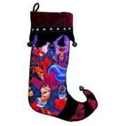 Disney Parks Villains Stocking Christmas Holiday Scar Cpt Hook Dr Facilier Jafar