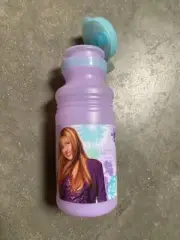 Hannah Montana Reusable Water Bottle Purple Plastic Miley Cyrus Disney 8"