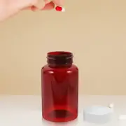 16 Pcs Plastic Bottle Empty Pills Medicine Container Bottles with Caps