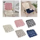 Handmade Throw Pillow Decorative Square Floor Pillow for Bedroom Floor Bench