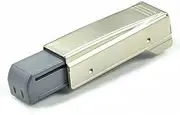 Blum 973A0500.01x4 973A Blumotion Straight Arm Full Overlay Hinge for Doors Nickel Finish (Pack of 4)