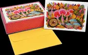 Peter Pauper Press Boxed Blank Note Cards - Mushroom Medley 343925