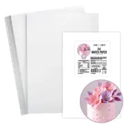 Cake Craft A4 Wafer Paper Vanilla Pack of 100 Decorating Cupcake Cake Topper