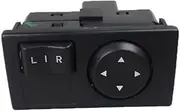 C8980580781 Reversing Mirror Rearview Mirrors Control Switch Electric folding rearview mirror Button Fit for Isuzu DMAX MUX Spare parts (Color : without Fold)