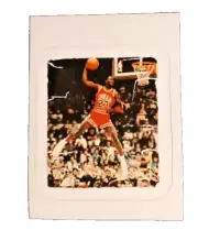 Michael Jordan Bulls Sticker Card