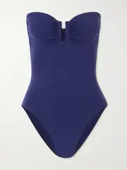 [Eres] Eres - Les Essentiels Cassiopée Bandeau Swimsuit - Navy - FR 38 FR 38 Blue