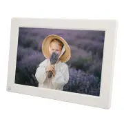 Digital Photo Frame 10in Motion Sensor HD IPS Screen Remote Control Video Musi