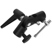 Flash Holder Bracket Umbrella Stand Adapter Swivel Lighting Clamp