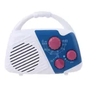 Shower Radio Portable AA Powered Adjustable Volume Radio